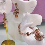 EARING AND MATCHING BRACELET WITH RING