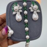 EARING AND MATCHING BRACELET WITH RING