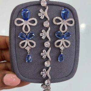 EARING AND MATCHING BRACELET
