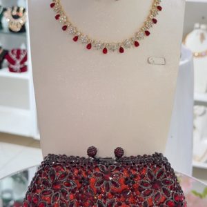 MATCHING PURSE WITH JEWELRY