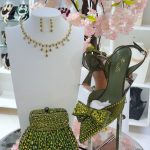 PARTY SHOE WITH MATCHING PURSE AND JEWELRY